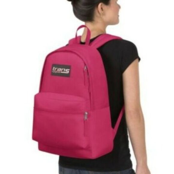 Trans by JanSport Universal 18.5" Daypack Backpack - Love Potion Pink - Picture 3 of 4